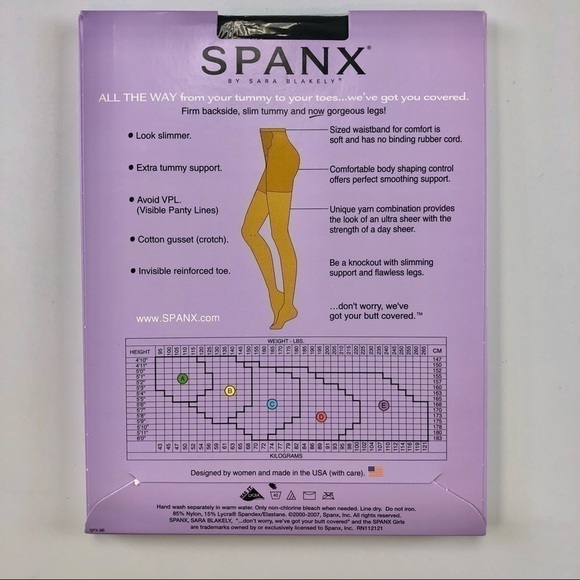 spanx - All the Way Super Control pantyhose Size A Nude - Picture 3 of 4